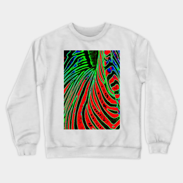 Neon red stripes Crewneck Sweatshirt by HIghlandkings